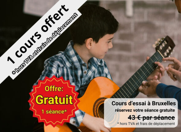 Cours de guitare gratuit à Bruxelles