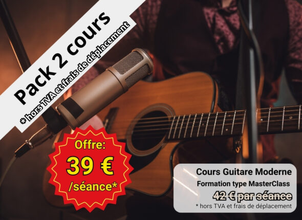 Cours de guitare moderne et guitare accoustique à Buxelles