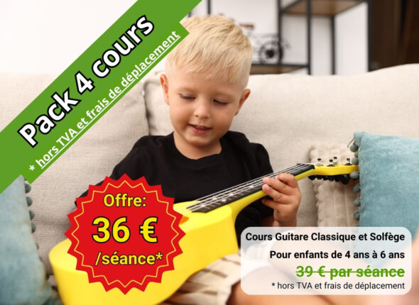 Apprentissage ludique de guitare pour enfants à Bruxelles