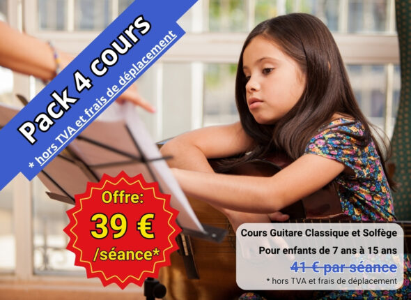 Cours de guitare et solfège pour enfants et adolescents à Bruxelles